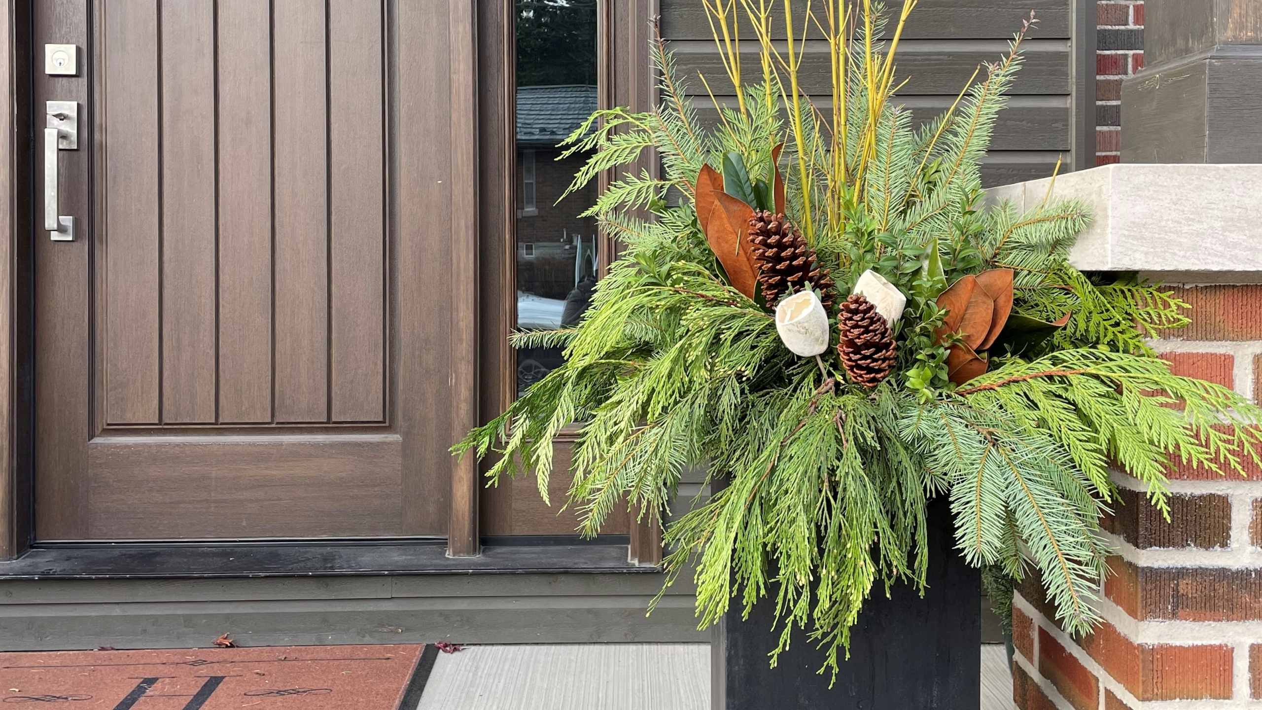 Seasonal Splendor Mastering Outdoor Winter Planters with Leah Olsen